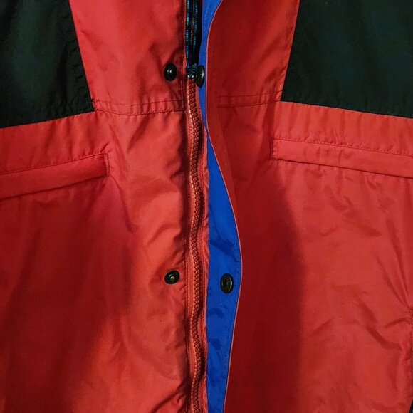 Vintage Columbia Vamoose Jacket Men's Large Red & Black Warm High Quality - Picture 5 of 11